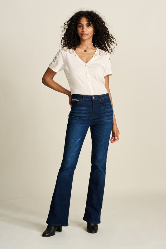 JEANS - Esmee Flare Dark Blue