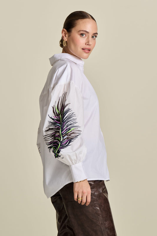 BLUSE - Maxime Feather White