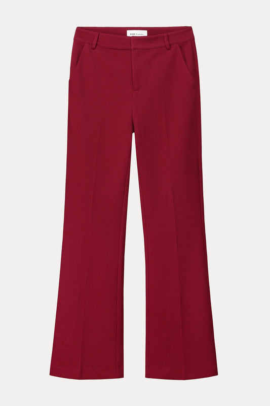 HOSE - Flare Burgundy Red