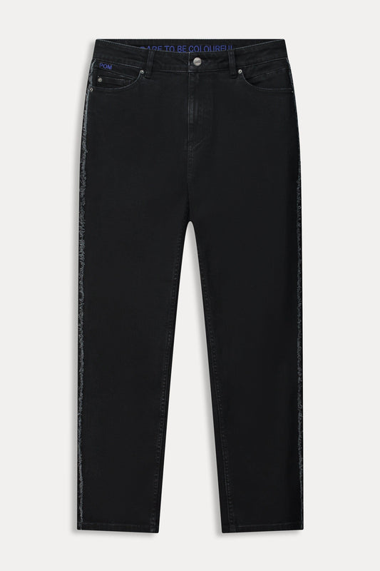 JEANS - Tapered Washed Black