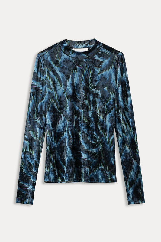 TOP - Feathers Blue