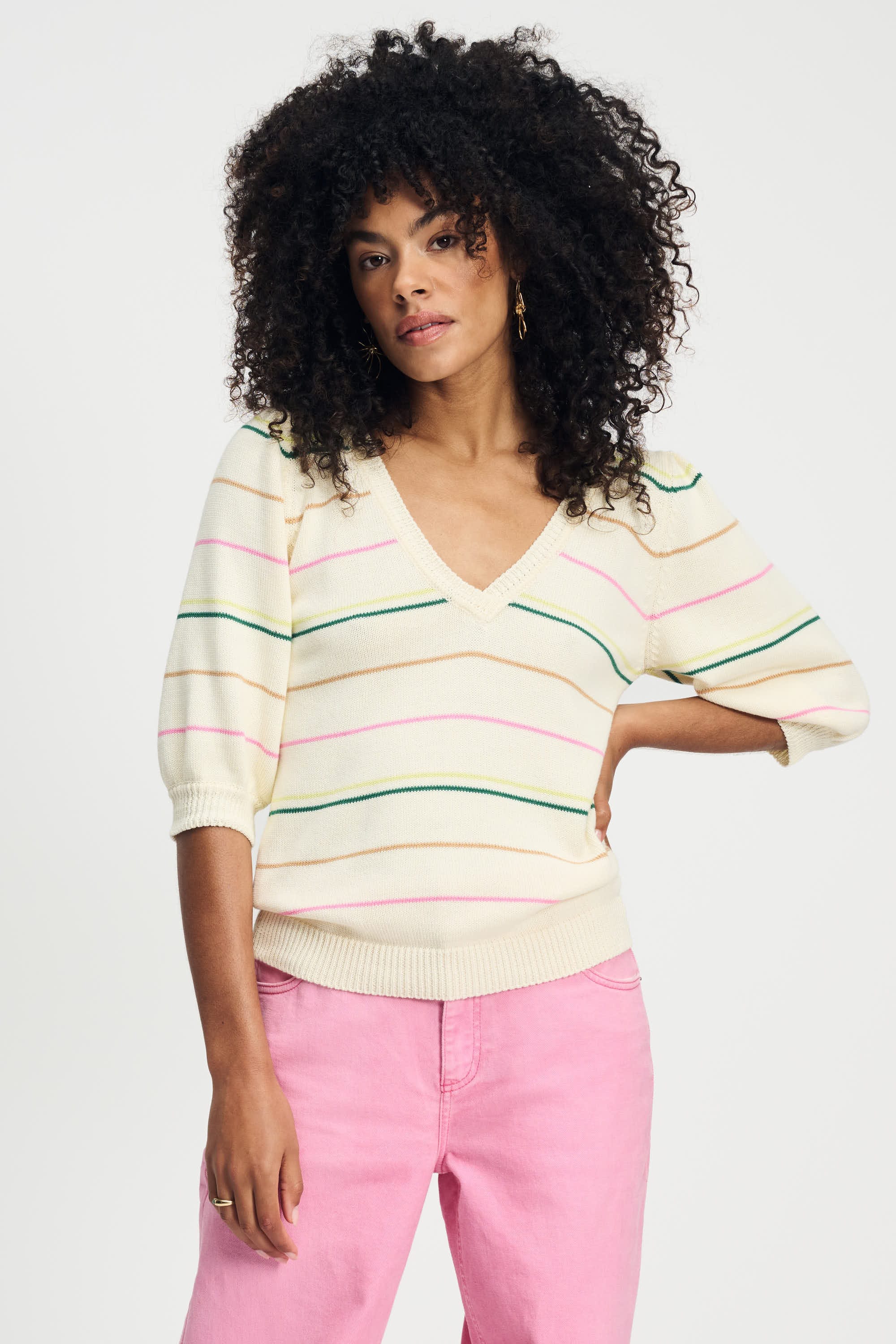 PULLOVER - Striped Multi