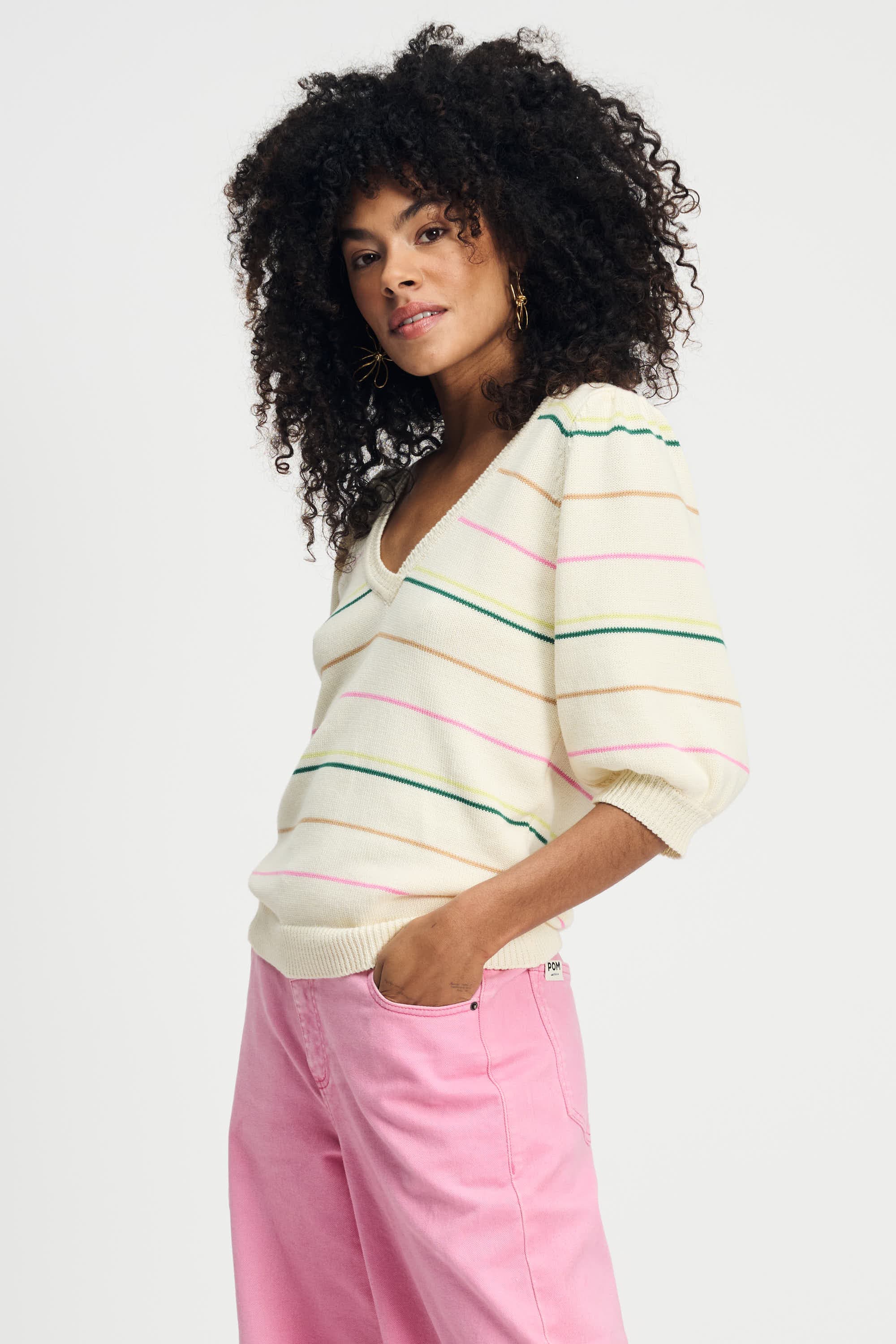 PULLOVER - Striped Multi