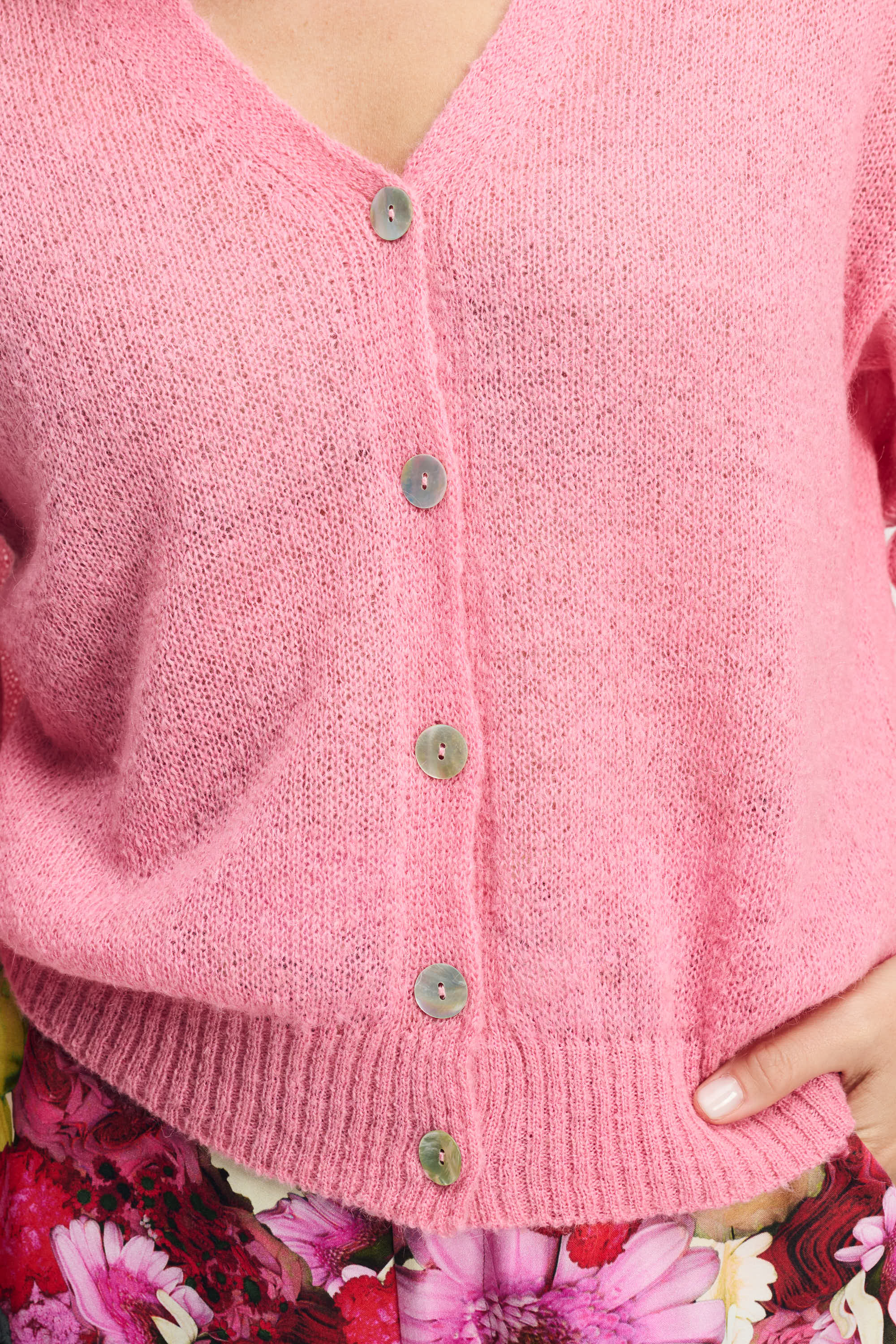 STRICKJACKE - Raspberry